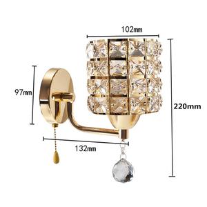 Thiết Bị Chiếu Sáng Pha Lê E27 Kéo Chuỗi Chuyển Đổi Đèn Tường - Product Image 5