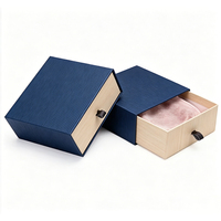 Nouvelle conception de boîte à tiroir en carton rigide, boîte personnalisée avec logo personnel pour l'emballage de cadeaux, foulards, serviettes, sous-vêtements, chaussettes, boîte à tiroir en papier