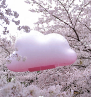 Nuage gonflable géant publicitaire, ballon à hélium de nuage de Parade