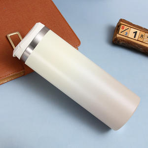 Botella de agua al vacío de acero inoxidable de Color degradado al por mayor, <span class=keywords><strong>chanclas</strong></span> rectas delgadas, termo, taza para viaje - Product Image 4