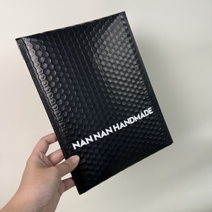 Busta nera impermeabile per imballaggio e Bubble Mailer con Logo personalizzato busta imbottita - Product Image 3