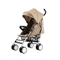 Poussette bébé pliable légère, compacte, pour voyage en avion, facile à transporter