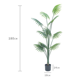 Plante artificielle <span class=keywords><strong>en</strong></span> <span class=keywords><strong>pot</strong></span> <span class=keywords><strong>en</strong></span> plastique Livistona Chinensis <span class=keywords><strong>pour</strong></span> la décoration de la maison, du bureau, des mariages, décoration intérieure, plantes artificielles, plantes factices - Product Image 4