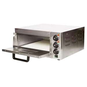 Four à <span class=keywords><strong>pizza</strong></span> électrique commercial automatique à un seul niveau 220V 2kW avec chaleur supérieure/inférieure indépendante, pierre en cordiérite, éclairage LED, OEM - Product Image 5