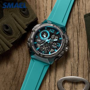 นาฬิกา SMAEL 8118 ดีไซน์ใหม่ นาฬิกาสปอร์ตโครโนกราฟแบบอนาล็อกและดิจิตอล กันน้ำ นาฬิกาอิเล็กทรอนิกส์แบบดิจิตอล - Product Image 4