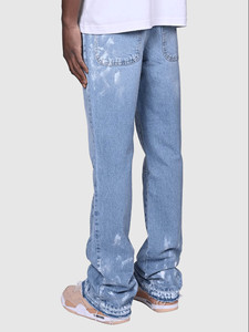 <span class=keywords><strong>Jeans</strong></span> da <span class=keywords><strong>Uomo</strong></span> Casual a <span class=keywords><strong>Vita</strong></span> Media, Gamba Dritta, Tinta Unita, Stile Europeo e Americano, Moda Streetwear, Elasticizzati, Tecnica Lavata, Tendenza Estiva - Product Image 6
