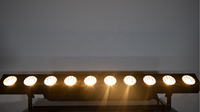 LED güneş şerit ışık 450 W amber/turuncu renk led çubuk ışık
