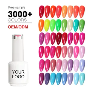 Westink Professional Oem Custom Logo 15ml Gel Polish Soak Off Semi Permanent Color Gel Nail Polish Uv Lamp Gel For Nail Salon