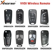 Clé de voiture Xhorse noire à 3 boutons, télécommande électronique universelle pour voiture XNHO0OEN XNBUO1EN XNHYO2EN XNTOOOEN XNFO01 ENXNAUO1