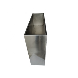 Mobilier de jardin extérieur grand jardinière rectangulaire en métal à l'extérieur boîte à plantes en aluminium pot de <span class=keywords><strong>fleur</strong></span> en acier inoxydable - Product Image 3
