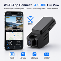 VIEVGUARB Dashcam 4K avec caméra avant et arrière, enregistreur vidéo de voiture à double objectif 4K avec application Wi-Fi pour l'approvisionnement des concessionnaires 4S