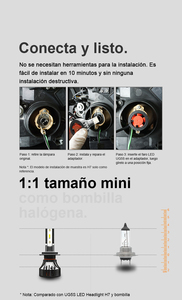 Cao cấp 54W 12000lm Led Đèn Pha 6000K IP68 không thấm nước cắm và chơi 12V 24V phổ H1 <span class=keywords><strong>H4</strong></span> H7 H11 9005 9006 50000h tuổi thọ - Product Image 4