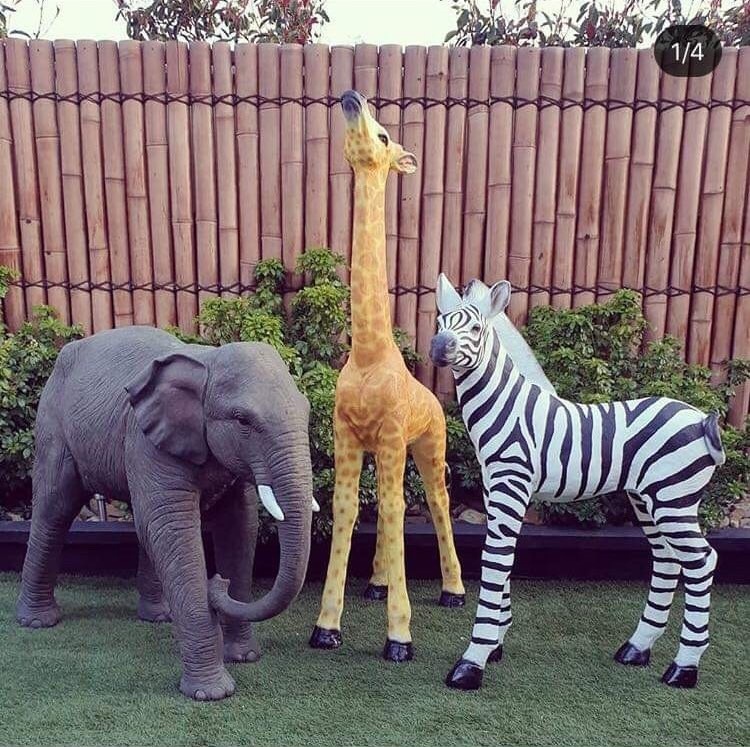 Jungle style Animal props