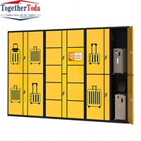 Intelligence de la technologie moderne Personnalisable Smart Bagage Locker Scanning Code Self-service Bagages Armoire de rangement pour l'aéroport