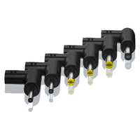 Bester Preis 5V/9V/12V DC-Anschluss Stecker auf Typ c Buchse Abgewinkelter Ladestecker für Drucker Router Laptop Adapter