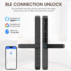 Cerradura Inteligente Digital con Huella Dactilar Locstar, WiFi, App Tuya TTlock, Tarjeta Electrónica, para Puerta Corredera de Aluminio - Product Image 4