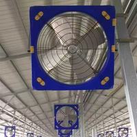 Anti-UV kunststof behuizing veestalventilator duurzame ventilator voor veebedrijven voor warmte stress verlichting op melkveebedrijven