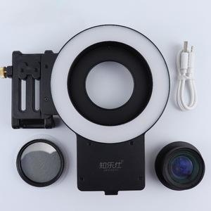 Luz LED dental de anillo de 5500k ajustable para fotografía intraoral con teléfono móvil y blanqueamiento dental - Product Image 4