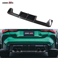 Kit carrosserie en fibre de carbone sèche préimprégnée style MP, diffuseur arrière, spoiler, pièce Ver 1 pour BMW M3 M4 G80 G82 G83 2021 -