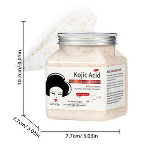 アボカドコウジ酸パパイヤ果実ボディスクラブディープクレンジング角質除去鶏皮除去500g - Product Image 6