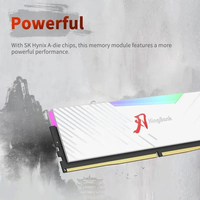 Mémoire RAM DDR5 KingBank originale 16 Go 6000 MHz RGB avec puce Hynix CL30, haute performance pour ordinateur de bureau