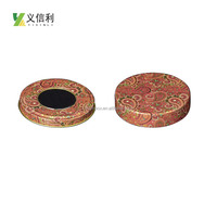 Boîte en métal ronde de 10 g de safran de luxe, emballage Zafran Super Negin, boîte en métal ronde avec bouchon à vis étanche à l'air, boîte cadeau pour le Ramadan, marché de Dubaï