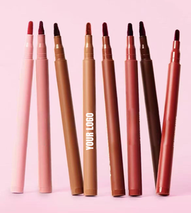 Crayon à lèvres crémeux lissant et longue tenue, végétalien, mat, waterproof, avec emballage rétractable rouge, à base d'ingrédients minéraux, pour le contour des lèvres - Product Image 2