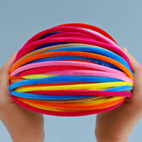 Nouveauté Bâton Fuzzy multicolore DIY Jouets scientifiques et techniques Éducatifs Artisanat Dessin animé pour enfants Apprentissage précoce