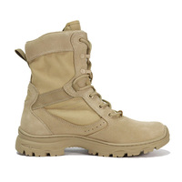 Bottes tactiques de combat en cuir pour hommes, logo personnalisé Hanagal OEM ODM, haute tige, pour l'extérieur