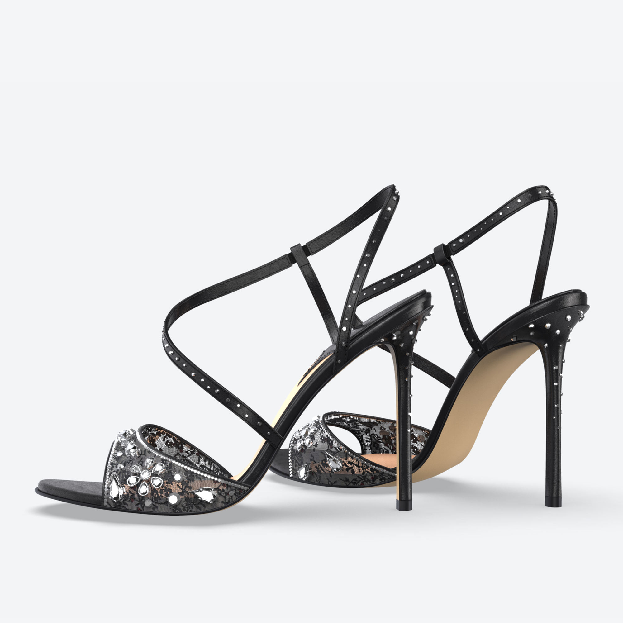 Step into Style with Elegant fashionable pencil heels wedding for