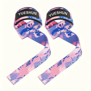 Профессиональные ремни для тяжелой атлетики, индивидуальные аксессуары для фитнеса и тренажерного зала, хлопковый материал для взрослых, защита запястий - Product Image 5