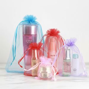 Custom Organza Drawstring <b>Bag</b> Jewelry Earring Storage Packing <b>Gift</b> Pouch Transparent Clear Mini <b>Bag</b> Christmas <b>Party</b> - Product Image 4