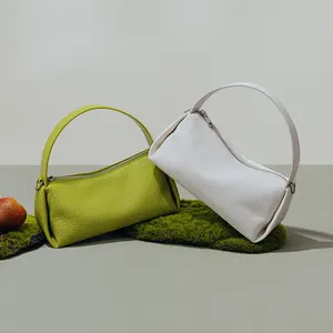 Personnalisé 2024 nouvelles femmes tendances de la mode vintage épaule sacs à bandoulière haut de gamme en cuir véritable petits sacs à main pour dames