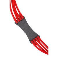 Bande de caoutchouc rouge WUSAN, robuste et durable, pour lance-pierre, taille 42,5 cm, pour la pêche au lance-pierre