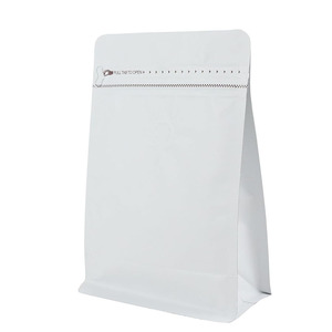 Wholesale Custom Printed Food Grade Coffee Packaging Stand up <strong>Zip</strong> <strong>Pouch</strong> with Valve Bottom 250g Square Bag - Product Image 5