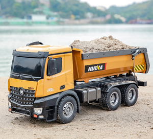 <span class=keywords><strong>HUINA</strong></span> <span class=keywords><strong>1573</strong></span> 1/14 Camión Volquete RC de 2.4GHz, Juguete de Ingeniería de 10 Canales con Descarga Automática, Camión de Control Remoto con Luces LED, Coches RC - Product Image 6