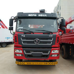 Grúa Montada en Camión Shacman Changxing de 12 Toneladas, Grúa Pequeña Faw, Remolque con Control Remoto, Elevador de Motor, Grúa de Elevación - Product Image 3