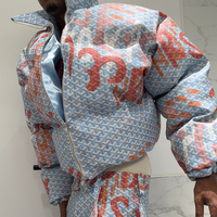 Veste matelassée en duvet personnalisée YYSY OEM, veste d'hiver pour homme, veste streetwear surdimensionnée