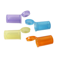 Bouteilles en plastique hermétiques à couvercle pop-top pour tabac - Flacons colorés de 6dr, 13dr, 19dr, 30dr pour le stockage de fleurs et d'herbes - Vente en gros