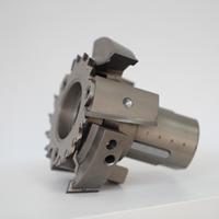 Tête de coupe à tenons en spirale robuste avec inserts indexables TCT |   Outil de fraisage à mortaise et tenon CNC