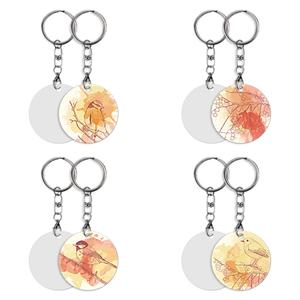 Llaveros Personalizados DIY para Sublimación, Promocionales, Imprimibles por Ambos Lados, Lindos Llaveros Redondos para Mascotas - Product Image 3