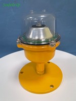 Luz de Obstrucción de Baja Intensidad Tipo B de Safetrip Factory, LED Rojo de Funcionamiento Continuo o Intermitente Opcional para Obstáculos