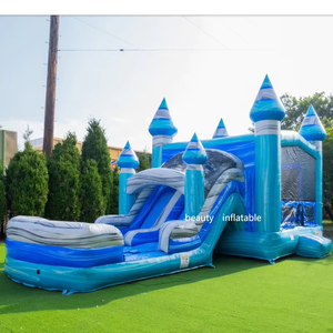 Thiết kế mới Inflatable thư bị trả lại nhà Combo trượt nước với hồ bơi Combo Inflatable Dual Lane <span class=keywords><strong>Moon</strong></span> thư bị trả lại sinh nhật cho Đảng - Product Image 1