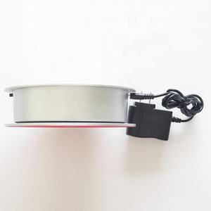 Витрина для поворотного механизма переменного тока | Вращающаяся витрина на батарейках | Диаметр пластины 20 см | Вес нагрузки 2 кг - Product Image 2