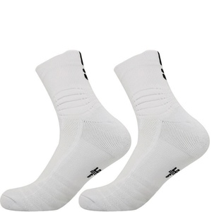 Youth Men's Performance Sports <b>Socks</b> <b>Moisture</b>-Wicking Anti-Slip Crew <b>Socks</b> with Compression & Terry Cushion - Product Image 5