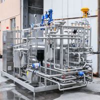 Machine de pasteurisation du lait 5000L/H, machine de stérilisation instantanée des boissons à très haute température UHT tubulaire