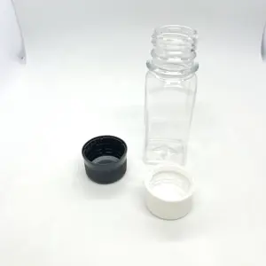 중국 플라스틱 PET 2 Oz 생강 샷 플라스틱 병 판매/뜨거운 판매 식품 안전 빈 60 ml 주스 샘플 병