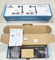 Bras de moniteur simple robuste Zeno pour solution de bureau ergonomique, support d'écran rotatif, montage VESA M621