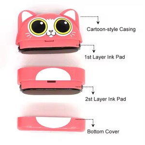 <span class=keywords><strong>Timbro</strong></span> in Plastica Impermeabile con Design di Animali Carini, Inchiostro Bianco, Timbri Personalizzati <span class=keywords><strong>per</strong></span> <span class=keywords><strong>Tessuti</strong></span>, Bicolore, Modello 36x11mm <span class=keywords><strong>per</strong></span> Giocattoli <span class=keywords><strong>per</strong></span> Bambini - Product Image 5