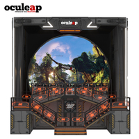 Théâtre dôme 7D Dragon Rider 21 places, simulateur de montagnes russes VR, simulateur de vol en réalité virtuelle, cinéma dôme 12D intérieur